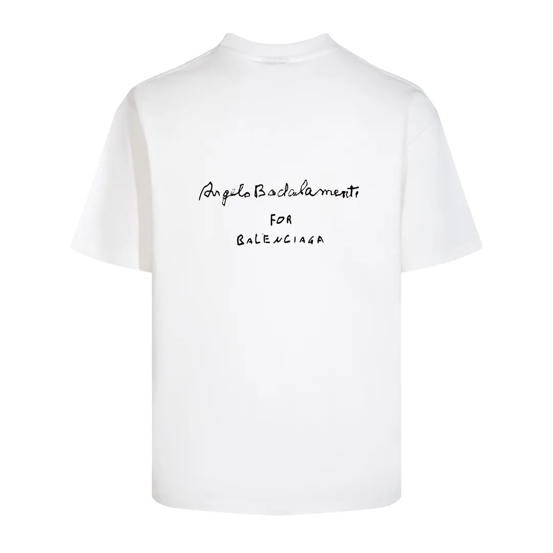 #「 Quality」 《BALENCIAGA 》24SS Classic T Quality - 2 - os 220 -26 280g - 320g - Quality ：Black White Size: XS-S-M-L